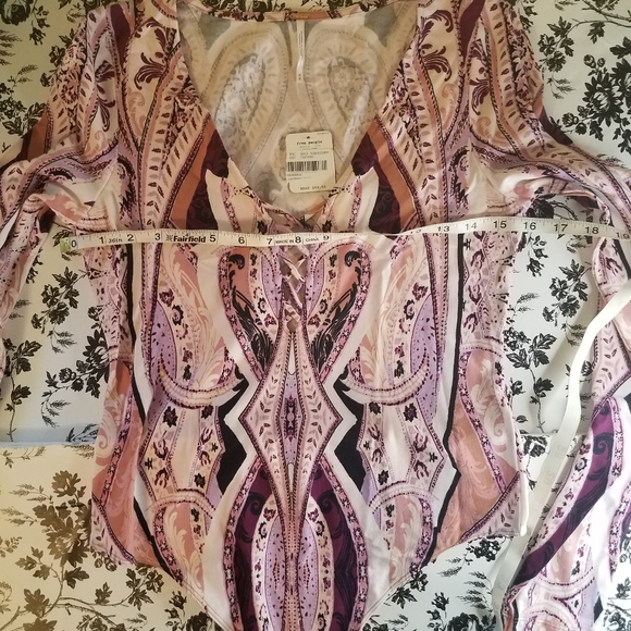 Free people long sleeve body suit L4 - Picture 6 of 8